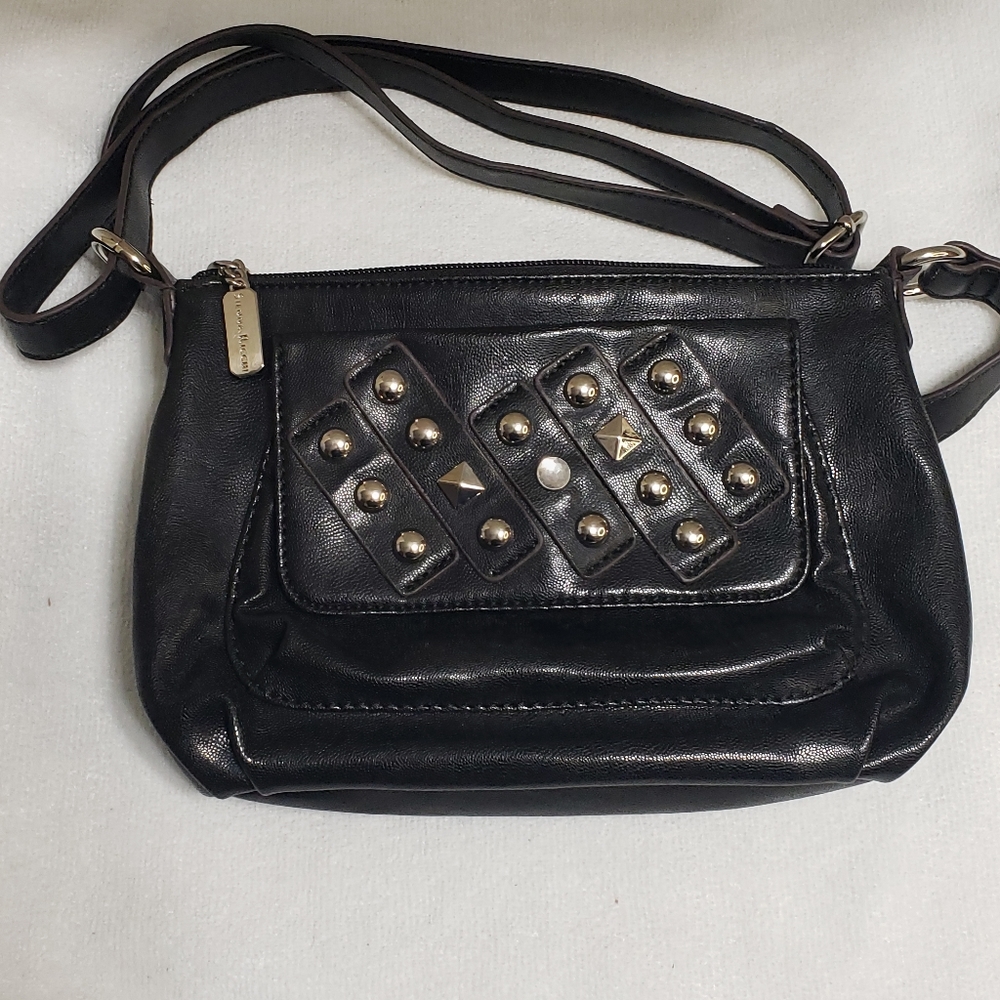 Sienna Ricchi Metal Studded Black Bag - Picture 6 of 8